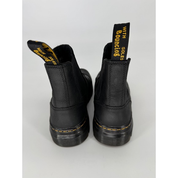 Dr Martens Black Leather Chelsea Boots Women's Size 9 US M - Picture 5 of 7